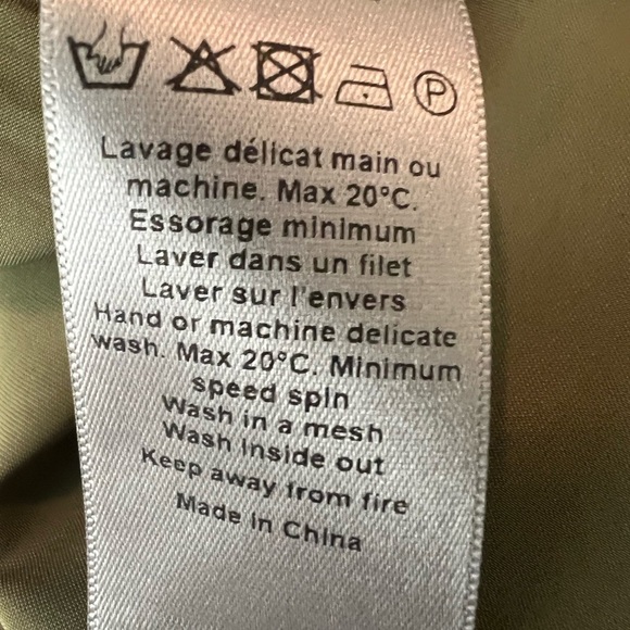 Zadig & Voltaire | Lightweight Satin Wrap Skirt Ralia Midi Dress Bronze | S - Picture 15 of 16